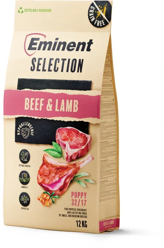 EMINENT Dog Selection Puppy Beef & Lamb, 12kg