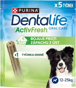 DENTALIFE Pamlsok dog activefresh medium, 115 g