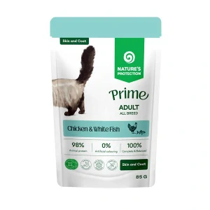 NATURES PROTECTION Prime Cat Kapsička pre dospelé mačky, 85g