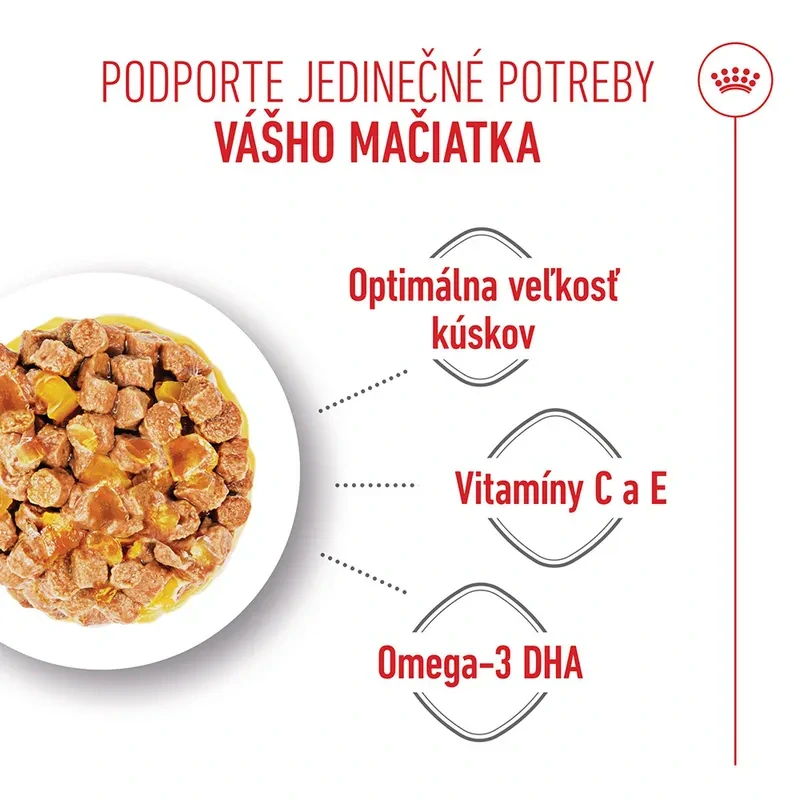 ROYAL CANIN Kitten Jelly Kapsička pre mačiatka v želé, 85g