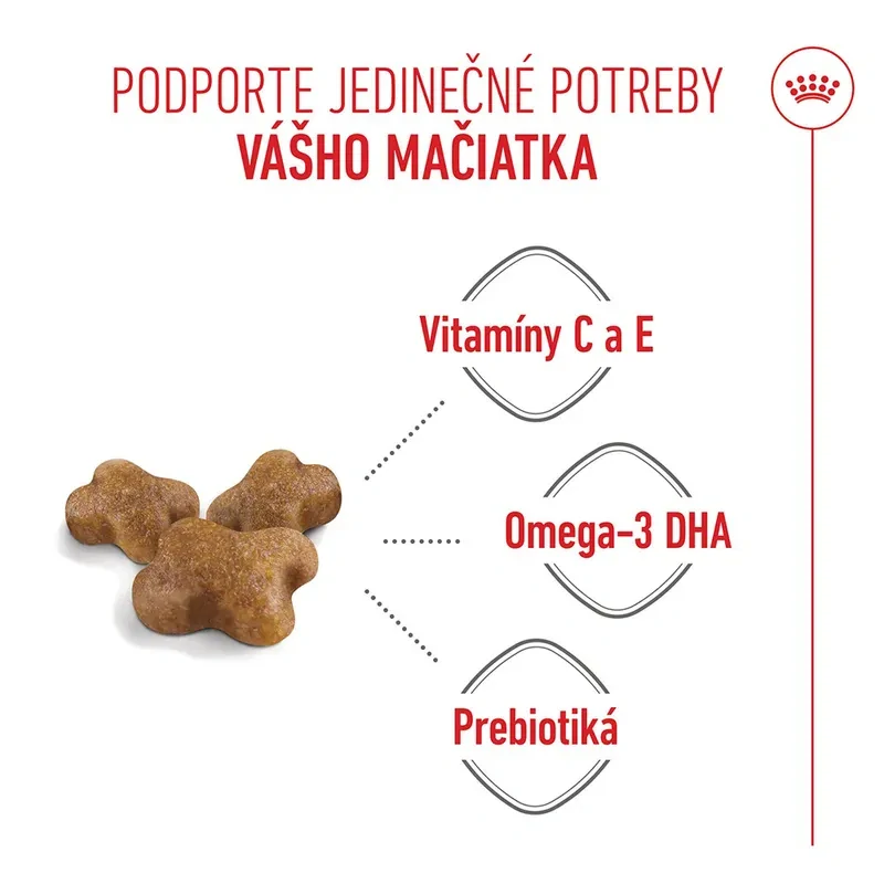 ROYAL CANIN Kitten Granule pre mačiatka v ich druhej fáze rastu, 400g