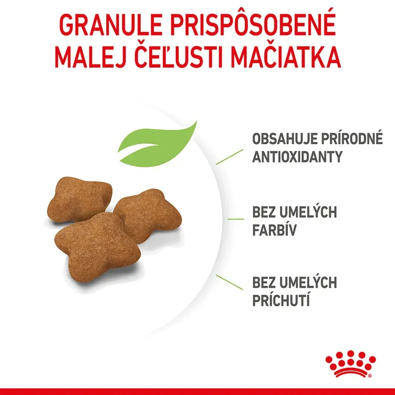 ROYAL CANIN Kitten Sterilised Granule pre kastrované mačatá, 2kg